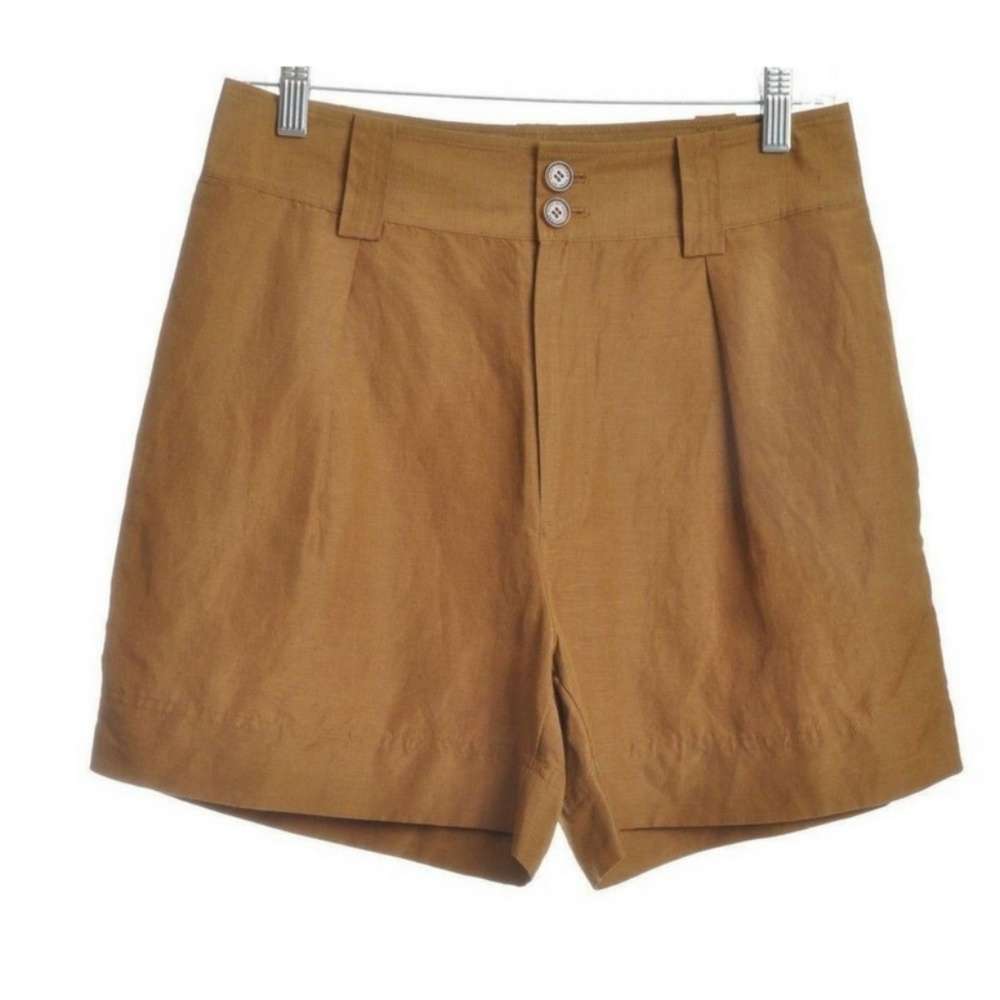Marc by Marc Jacobs Silk Linen Brown Shorts